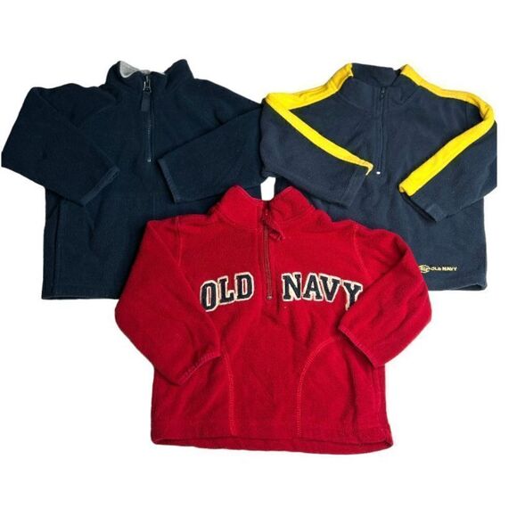 Set of 3 Old Navy 12-18 month fleece sweatshirts - Picture 1 of 9